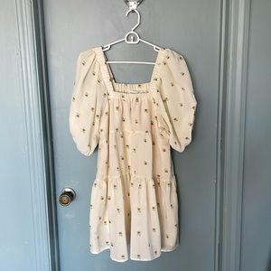 Tiered puff sleeve Goodnight Macaroon dress